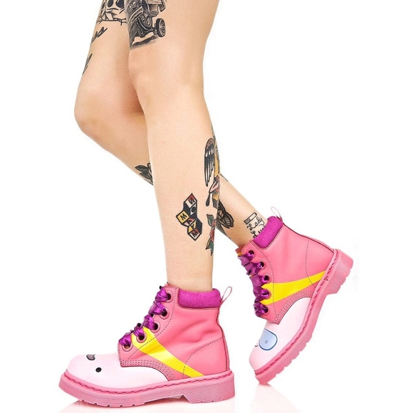Dr. Martens x Adventure Time Princess Bubblegum Limited Edition Barbiecore Boot - Picture 6 of 16